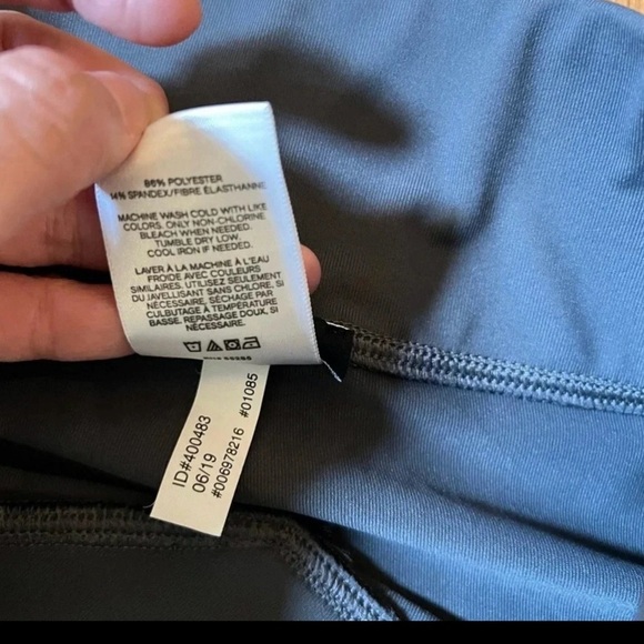 Express Womens High Waisted Crossover Activewear Gray Yoga Leggings Slim Fit XS - Picture 7 of 16